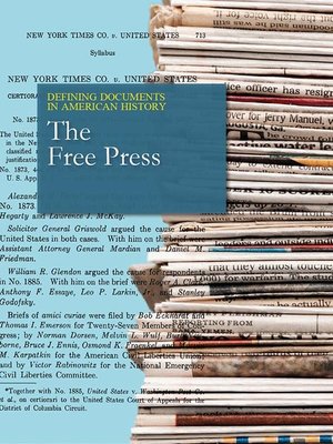 cover image of Defining Documents: Free Press